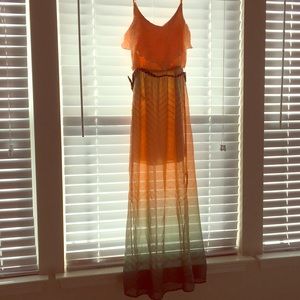 Tropical maxi dress